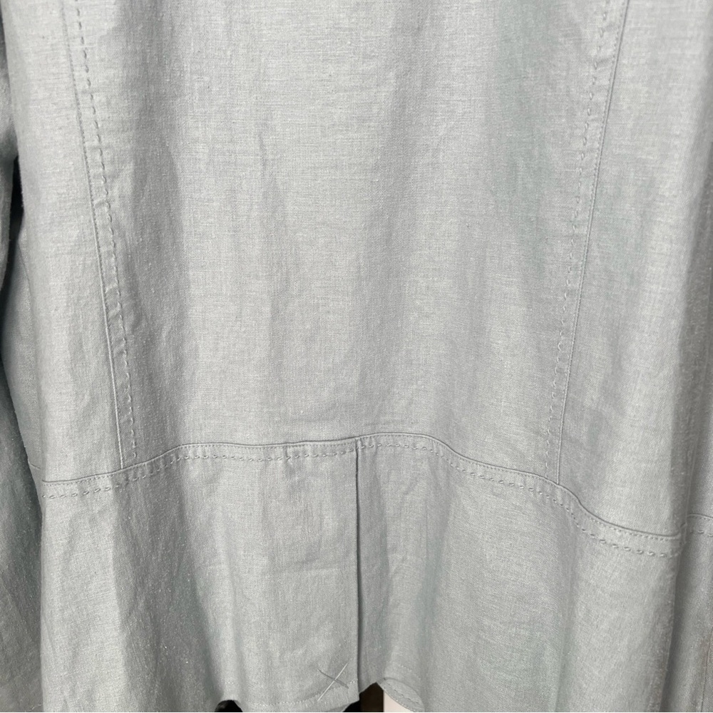 Chico’s Captiva Isle Trentino Jacket Light Blue Size 3 NWT $128 - Picture 12 of 15